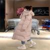 Women's Autumn And Winter Long Down Jacket Knee Length Loose And Thickened White Duck Down Coat