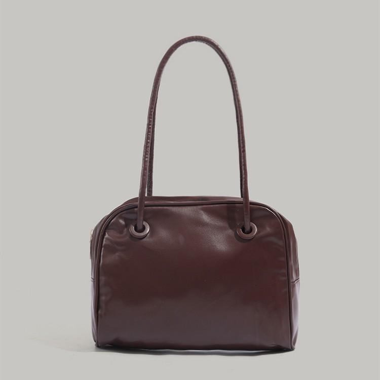 

Niche texture underarm bag women s 2025 new fashion retro small square bag versatile ins handbag shoulder bag коричневый