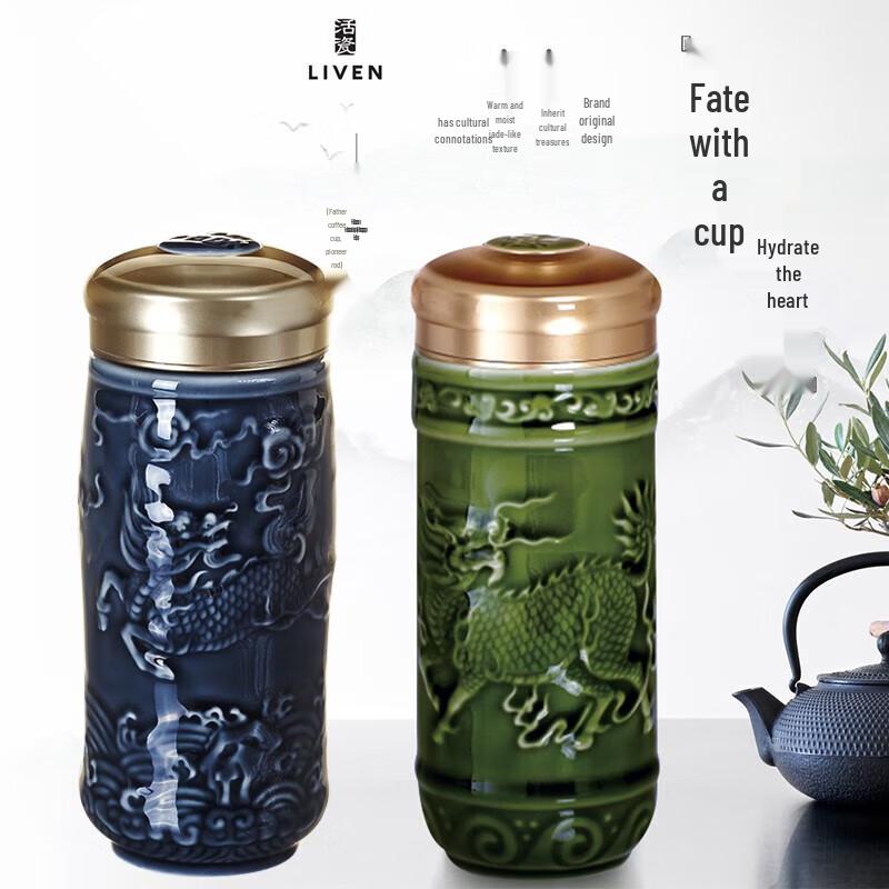 DR.WANG Kylin Lyckosam Bostad Keramisk Kopp