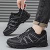 Men's single shoes Outdoor hiking shoes Breathable thick-soled wear-resistant men's single shoes Tooling shoes Sports and leisure