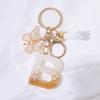 Keychain Pendant fashionable butterfly and initial key chain car decoration pendant, backpack key chain decoration