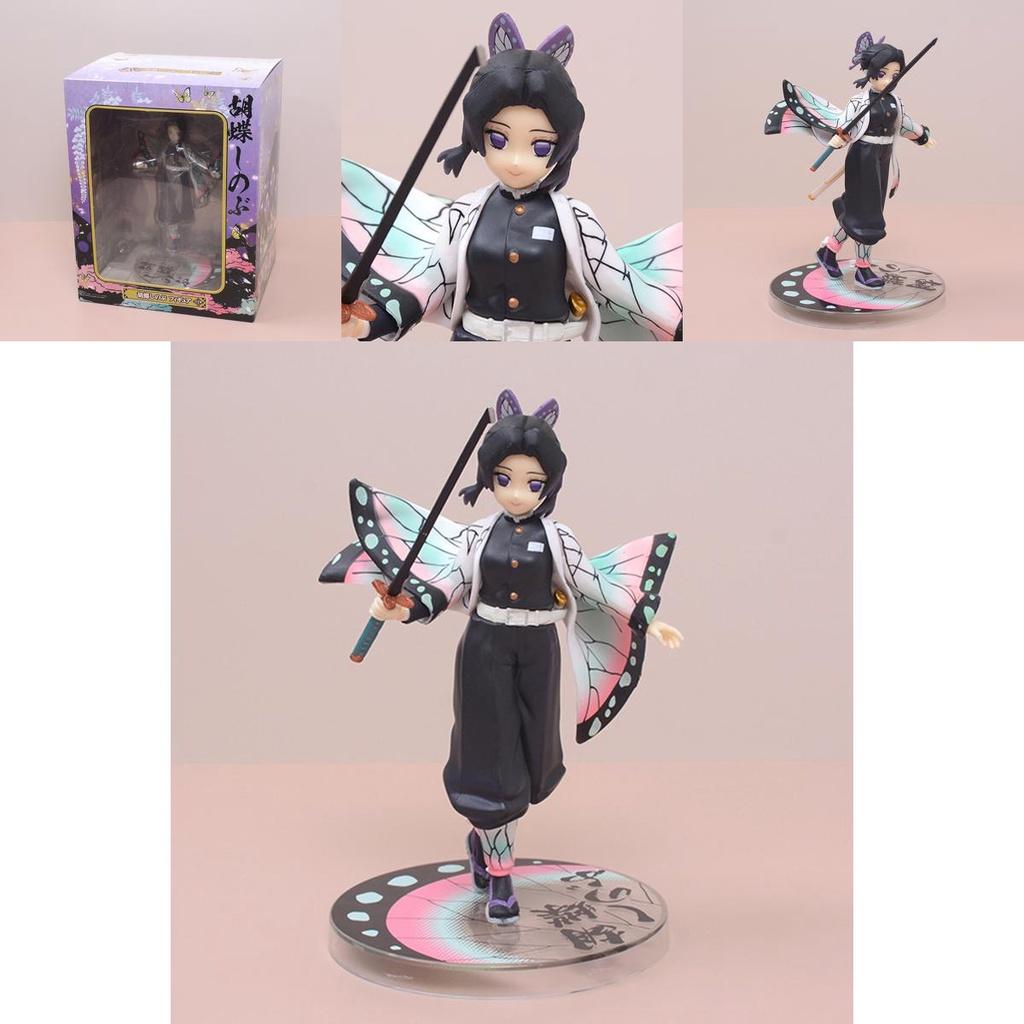 17.5cm Kochou Shinobu Demon Slayer Pvc Action Figure Collectible Cake Topper