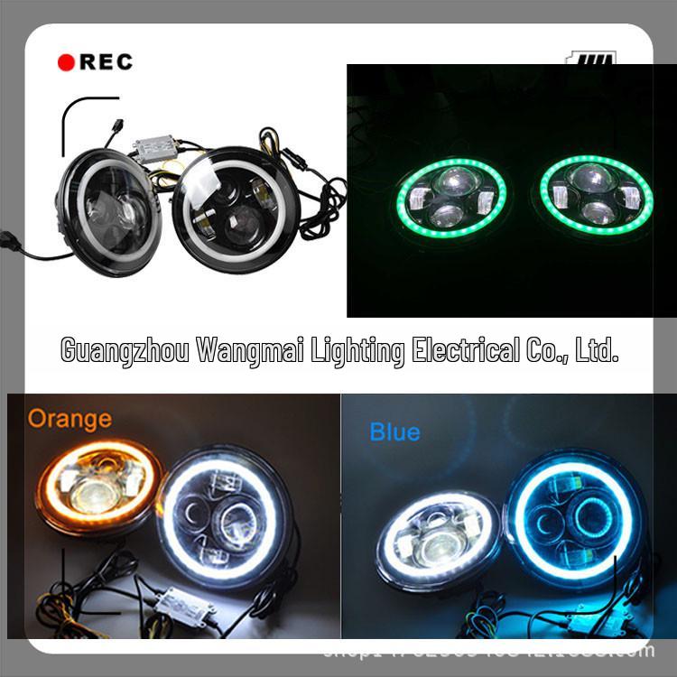 7-Inch 40W LED Headlights with Halo DRL for JEEP Wrangler