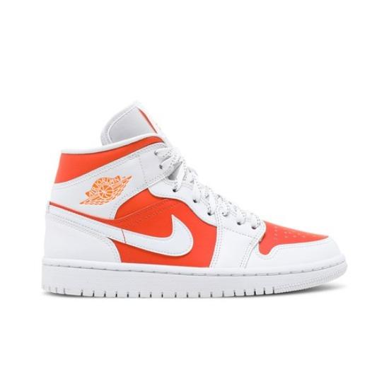 Women's Air Jordan 1 Mid SE Bright Citrus Mid-top Retro Sneakers CZ0774-800