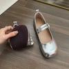 Fashion Low Heel Elegant Woman Flats Moccasins Party Silver Stylish Cheap Clearance On Sale Fashionable Quick Delivery Shoes for Women