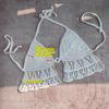 Handmade Crochet Bikini Top with Chest Pads