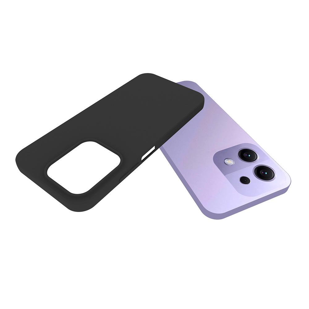 For Xiaomi Redmi 15C 4G (Global) (171mm)/Poco C85 4G TPU Case WANLONFENG MS Series Matte Back Cover with Tempered Glass (Big Hole Lens)