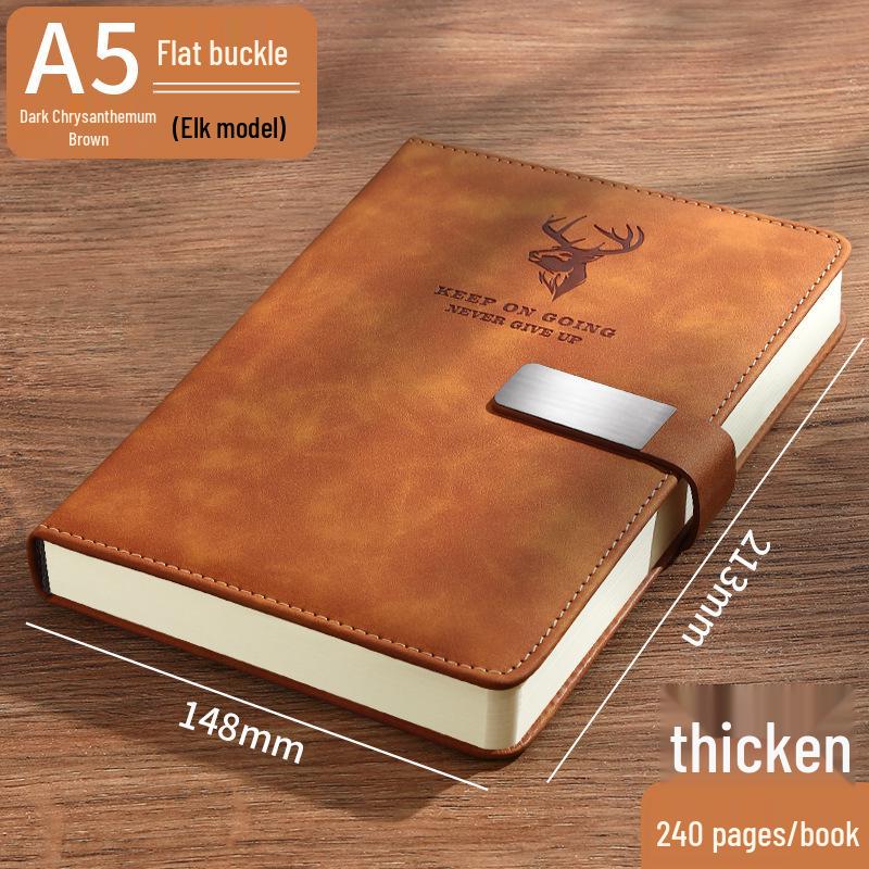 

Роскошный настраиваемый блокнот формата А5 с креативной застежкой и возможностями нанесения логотипа