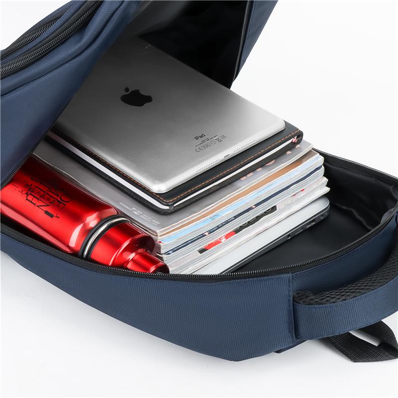 Schoolbag Business Men's Backpack New Casual Simple Large Capacity Backpack College Student Versatile Travel Computer Bag