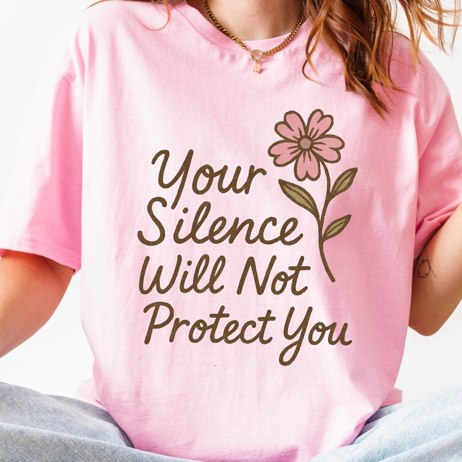 Audre Lorde Quote Shirt: Feminist Protest Tee - Your Silence Will Not Protect You 4XL
