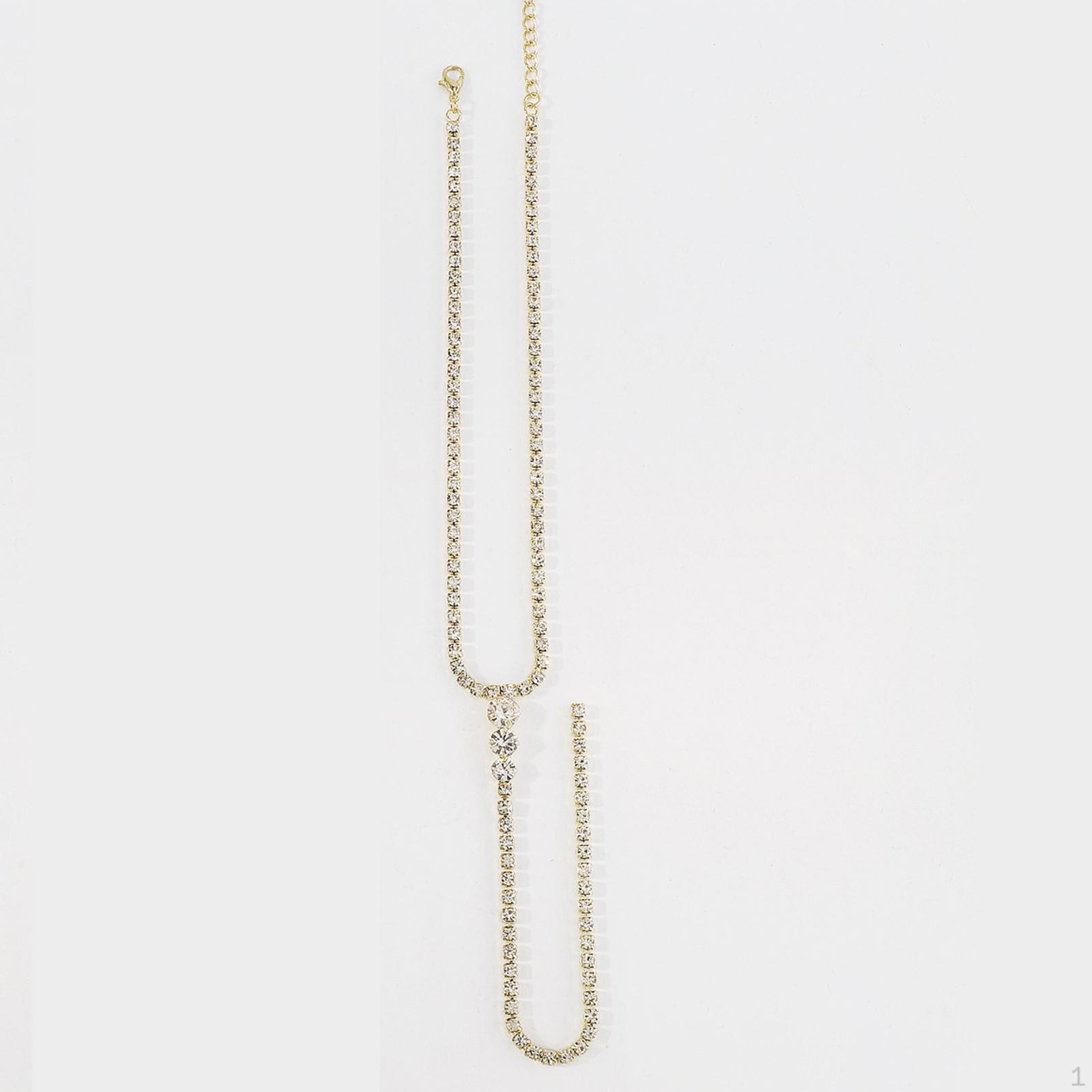 

Necklace Dress Accessories Fashion Exquisite Lariat for Party Girls Bridal Aureate