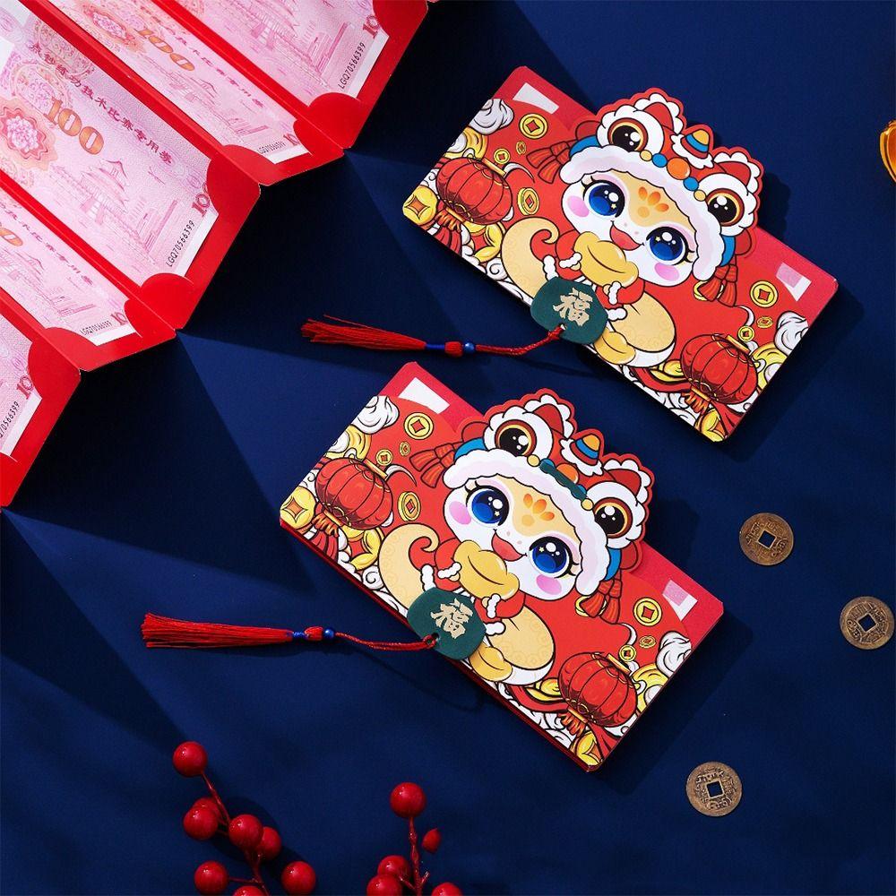 Chinese New Year Lucky Envelopes Traditional Red Packet  Kids Gift