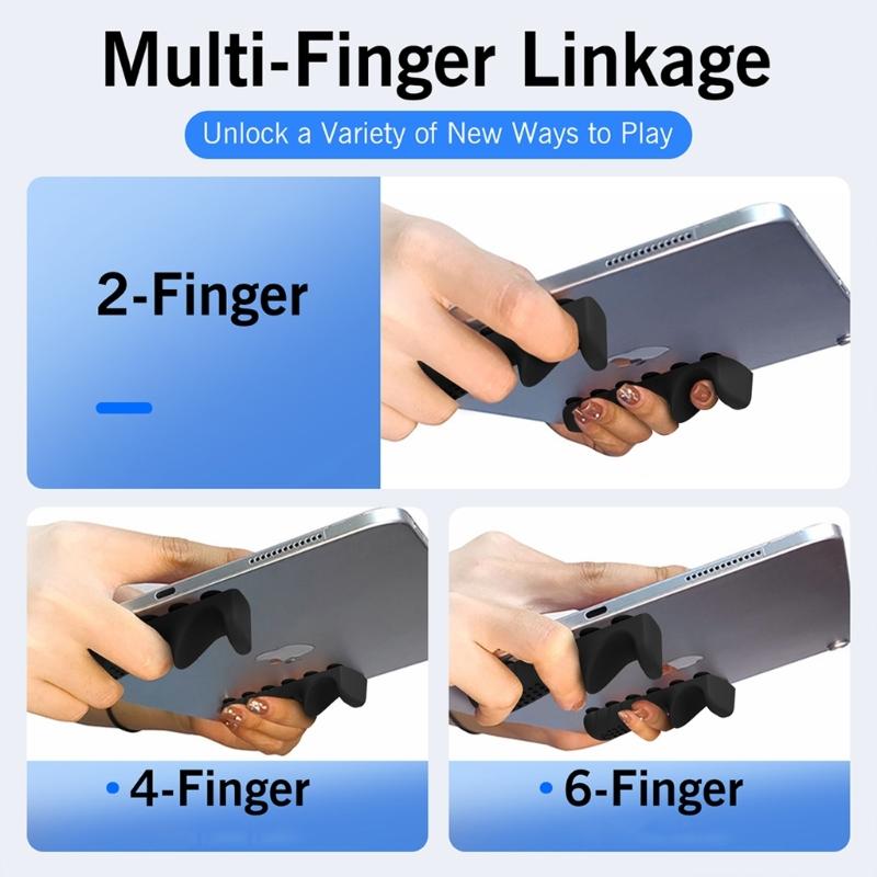 Ergonomischer Tablet Gaming Griff Schnellinstallation ABS Controller Unterstützung für mehrere Geräte Stabil Rutschfest Tragbare Handauflage