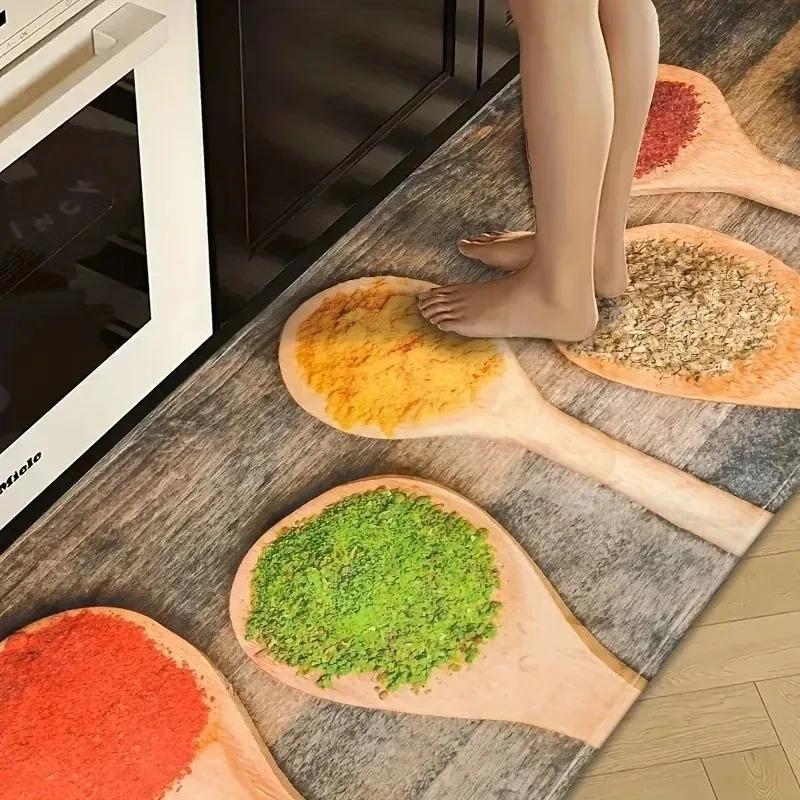 1 STKS Kiezelpatroon Keukenkleed Antislip Deurmatten Pop design Badkamervloerkleed Badmat Tapijt voor Huis Spoelbak Wasruimte Decor
