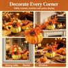 Simulation Halloween Pumpkin Flower Arrangement Foam Fruit Maple Leaf Conifer Seed White Pumpkin Halloween Decor Shooting Props