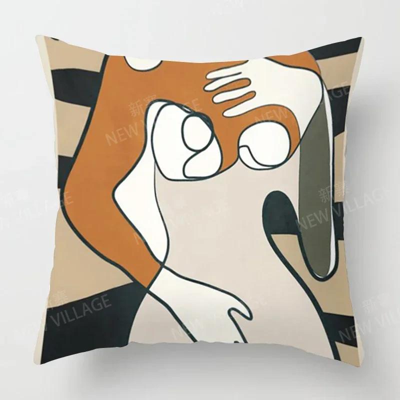 Nordic Fall Home Decor Autumn Decoration Throw Pillow Cover Sofa Cushion Cover  Modern Living Room