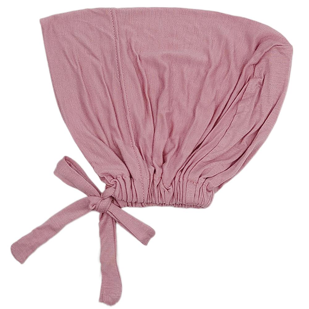 Modal Muslim Turban Hat Inner Hijab Caps Islamic Underscarf Bonnet India Hat Female Headwrap Turbante Mujer Hijab Cap With Rope