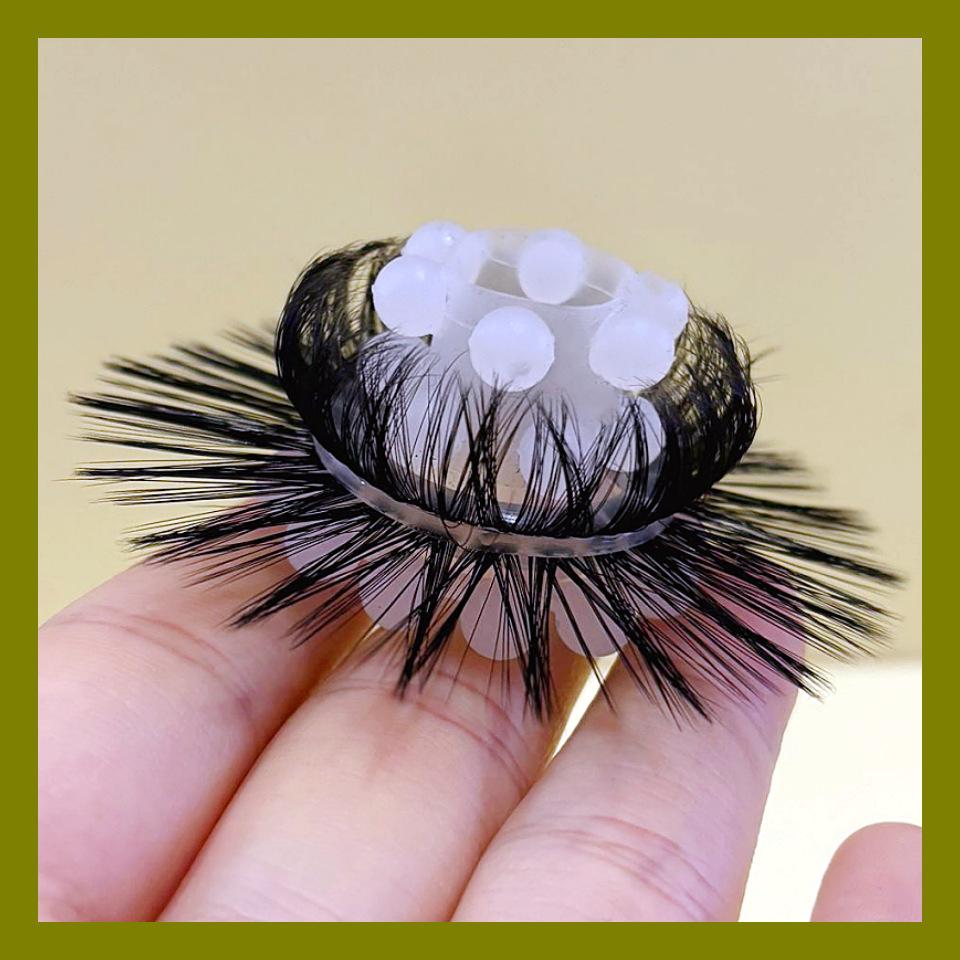 Silicone Lamb's Eye Ring: Fur-Lock Beaded Men's Intimacy Accessory for Couples