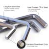 9 Piece Long Arm Torx Hex Key Set Industrial Level Anti Tamper Proof Star Allen Wrench Kit L-wrench Hand Tool