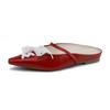 Sheepskin version~ Retro single shoes for women to wear high-end bag head Muller shoes front lace-up pointed women's shoes have a versatile temperame