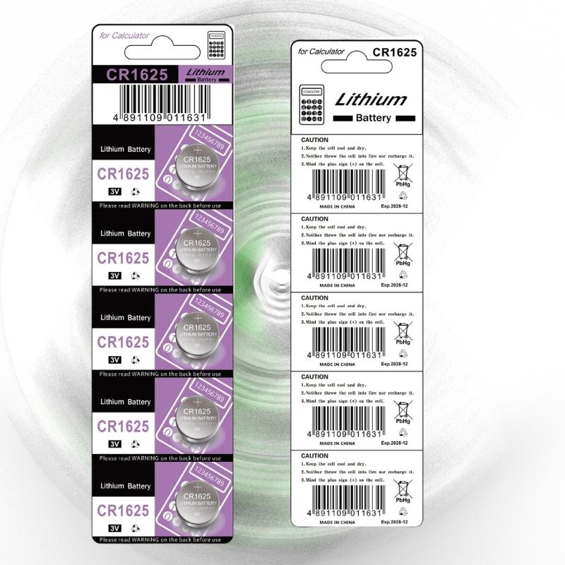 10/5Pcs CR1625 Button Cell Batteries High Performances 3V Power for Electronics Toys and Remote Controls Watches