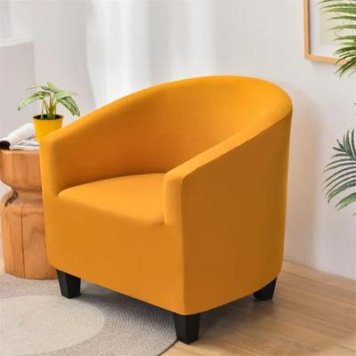 Einfarbiger Sesselbezug aus Spandex für Clubsessel, Schonbezüge für Wohnzimmer, elastische Einzelsofabezüge, für Zuhause, Bartheke, Hotel