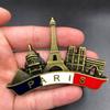 3D Stereo French Paris Metal Fridge Magnets Retro Resin Magnetic French Paris Refrigerator Sticker Tourist Souvenir Home Decor