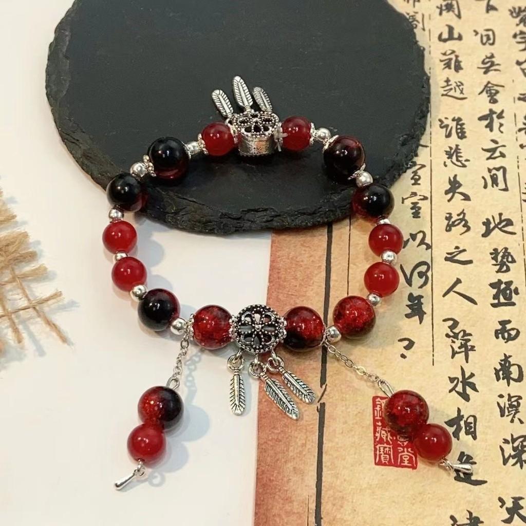 Butterfly Beaded Chic Bracelet With Adjustable String For Womens Fashion