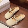 New Flat-soled Soft-bottomed Front-opening Slippers - One-piece Women's Shoes
