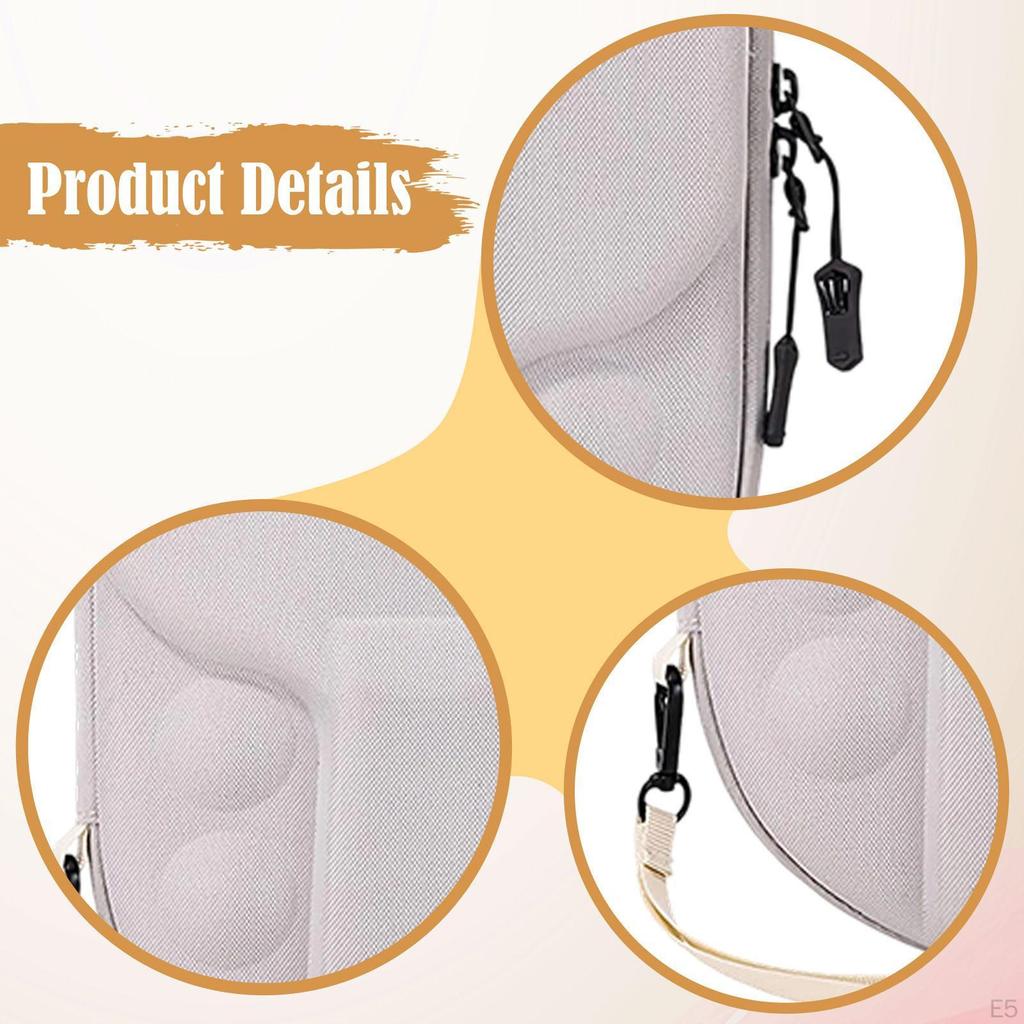 Lightweight, High-quality Table Tennis Racket Case, Holds 2 Paddles And 4 Balls, Ideal for Travel.