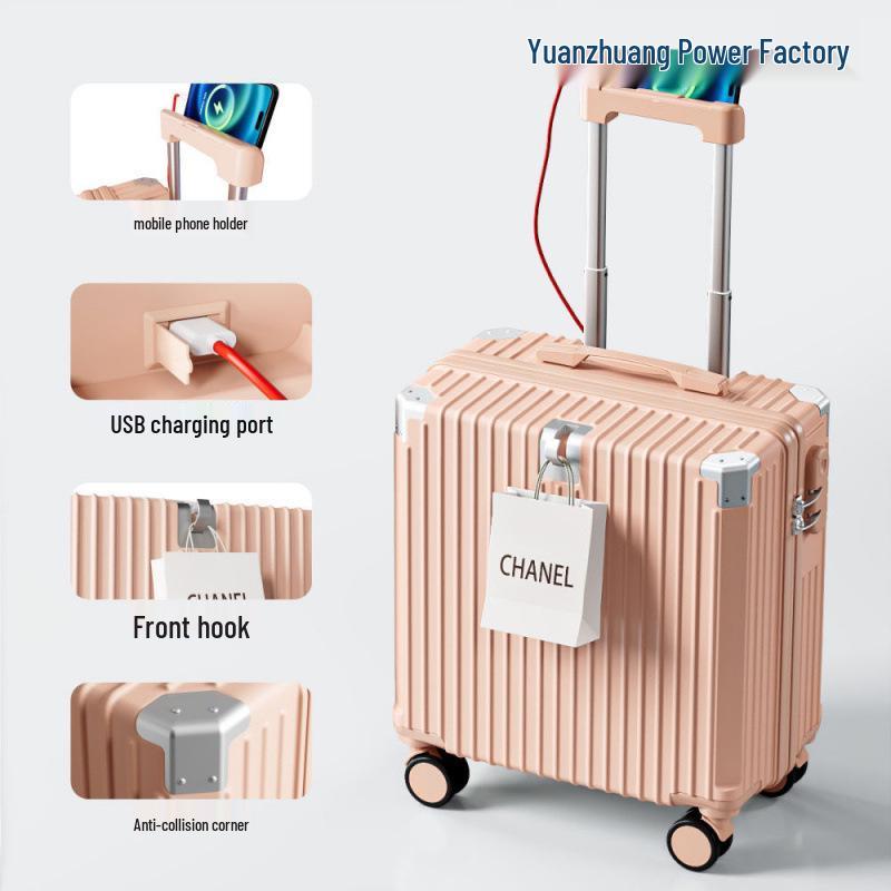 

Компактна ручна валіза на колесах - Легкий дорожній візок 18-inch [Carry-on, No Check-in]