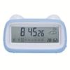 Modern LED Cat Alarm Clock with Silent Mode, Digital Display for Time, Date,Temperature Cartoon Cat Design,Battery Operated AAA,Ideal for Home Decor,