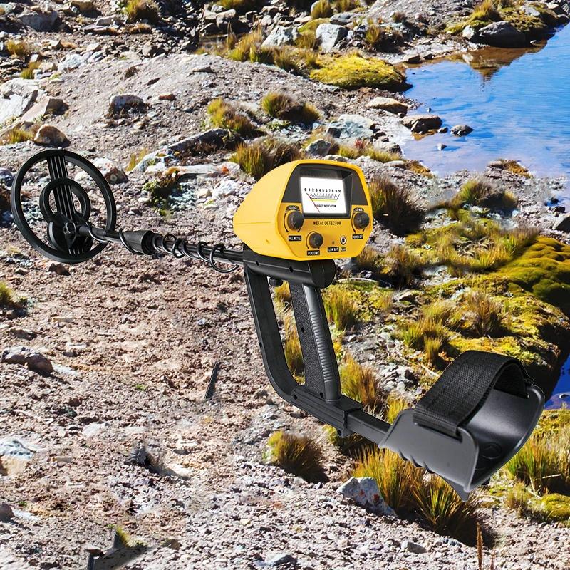 MD5090 Underground Gold Metal Detector Finder Objects Buried Long Range Scan Search Treasure Treasure Hunter with Headphones