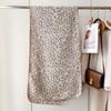 Autumn and winter new leopard print imitation cashmere narrow scarf, high-end thickened light luxury warm scarf