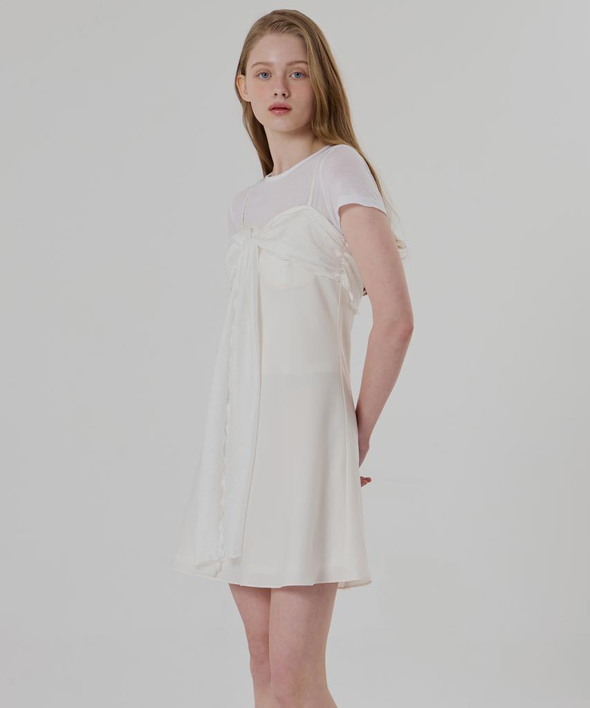 Ridge Sleeveless Tie Dress (2 Colors)