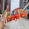 Uv Color Changing Capybara Animal Keychains For Creative Car Keychain Cartoon Capibala Pendant Women Doll Keyring Charm