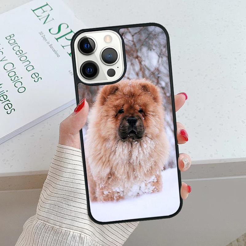 CHOW CHOW dog Art Print Phone Case For iPhone 17 Air 15 16 16e 14 13 Pro Max Coque 12 11 Pro Max PLUS fundas cover