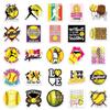 50 Baseball Cartoon Sports Stickers for Scooter, Speaker, Desktop, Headphones