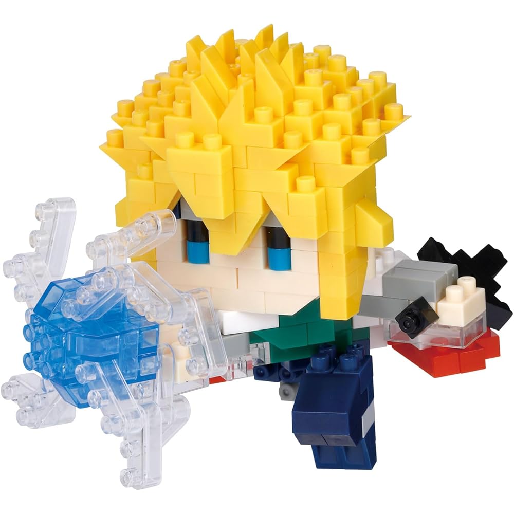 Kawada Nano Block Naruto Shippuden Minato Wave Wind Building Set 3x10.5x18cm Ages 12 and Up