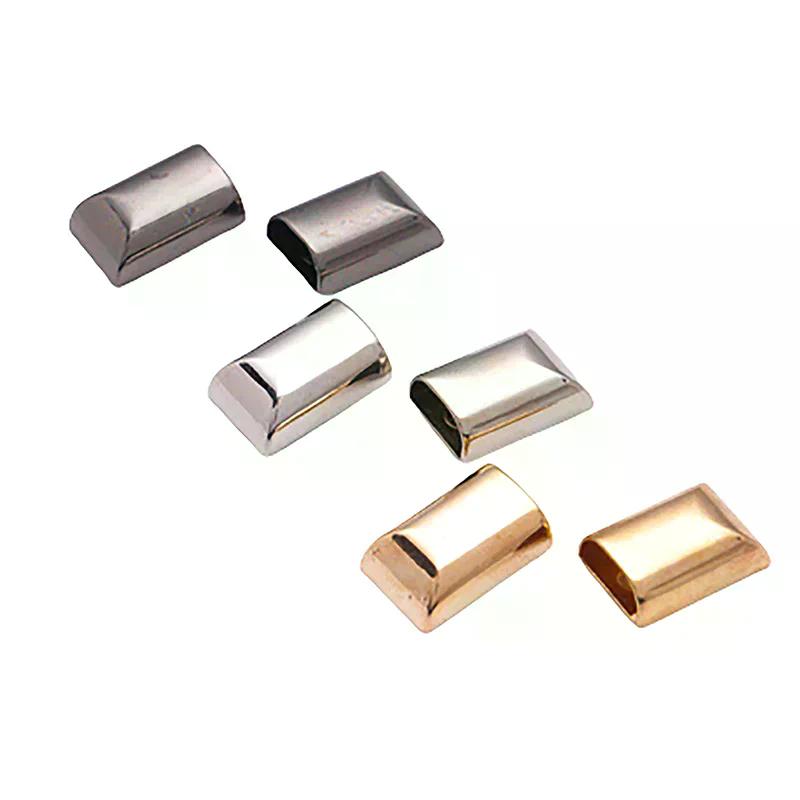 10Pcs Metal Zipper Stopper Zipper Tail Clip Stop Tail Plug Head With Screw Diy Sewing Leather Hardware Craft