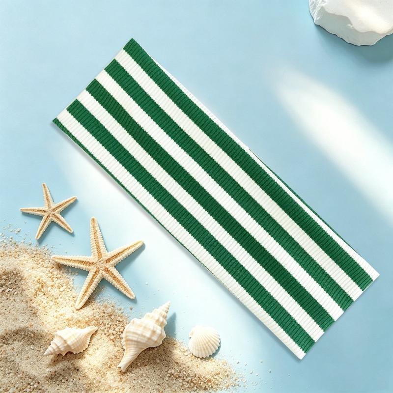 Unisex Fashion Striped Headband Comfortable Versatile Hair Accessory for Yoga and Sports