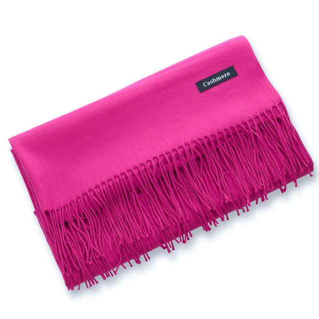 Winter Women Scarf Female Luxury Scarves Lady Tassel Bandana Women Solid Shawl Wraps Foulard Scarf Shawl