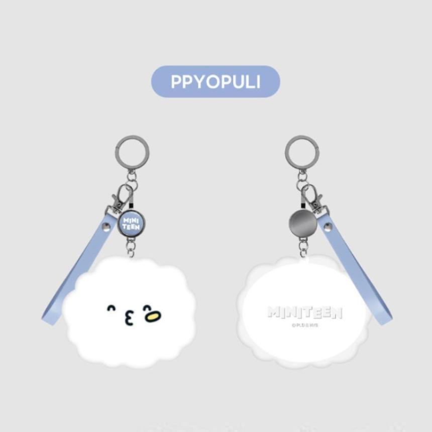 PORTACHIAVI CON AVVOLGITORE MINITEEN MERCHANDISE SEVENTEEN, Ufficiale, Originale, Autentico, KPOP