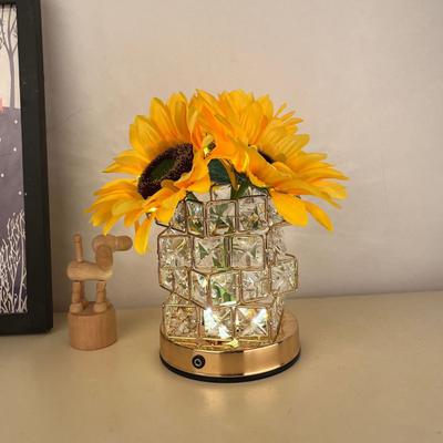 LED Sonnenblumenlampe USB-betrieben Schreibtischlampe Dekorative Sonnenblumen-Nachtlicht Valentinstagsgeschenke für Frauen Mutter Ehefrau Freundin Sie