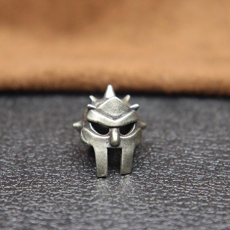 

1 шт. спартанский римский угловой шлем латунный нож бусина шнурок кулон ювелирные изделия DIY паракорд браслеты амулеты походный инструмент EDC аксессуары