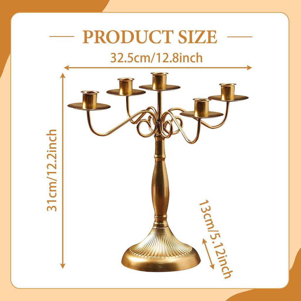 Multi Arm Candelabra Candelabrum Home Kitchen Dining Room Candlestick Holder