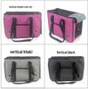 Borsa da Viaggio Portatile per Animali Domestici con Tenda per Cani e Gatti