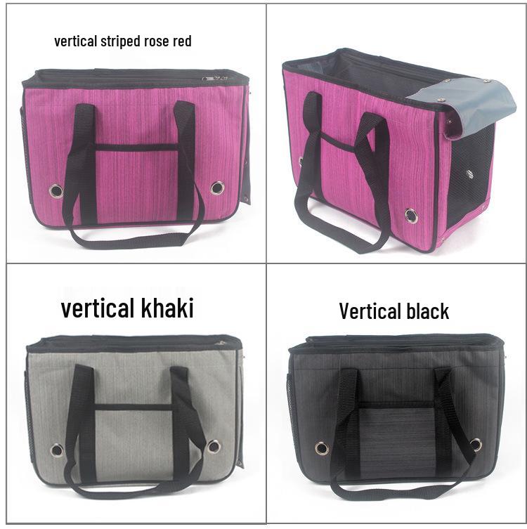 Borsa da Viaggio Portatile per Animali Domestici con Tenda per Cani e Gatti