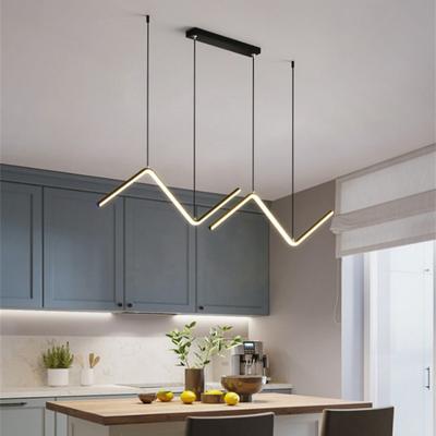 Restoran Bar Ön Büro Ofis Dekorasyonu için Led Lamba Geometrik Avize Kapalı Işıklar