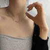 Pearl Butterfly Necklace Female Design Sense High Sense Does Not Fade Accessories Collarbone Chain Tide